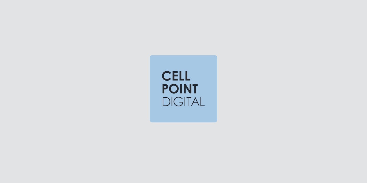 News Cell Point Digital Blue