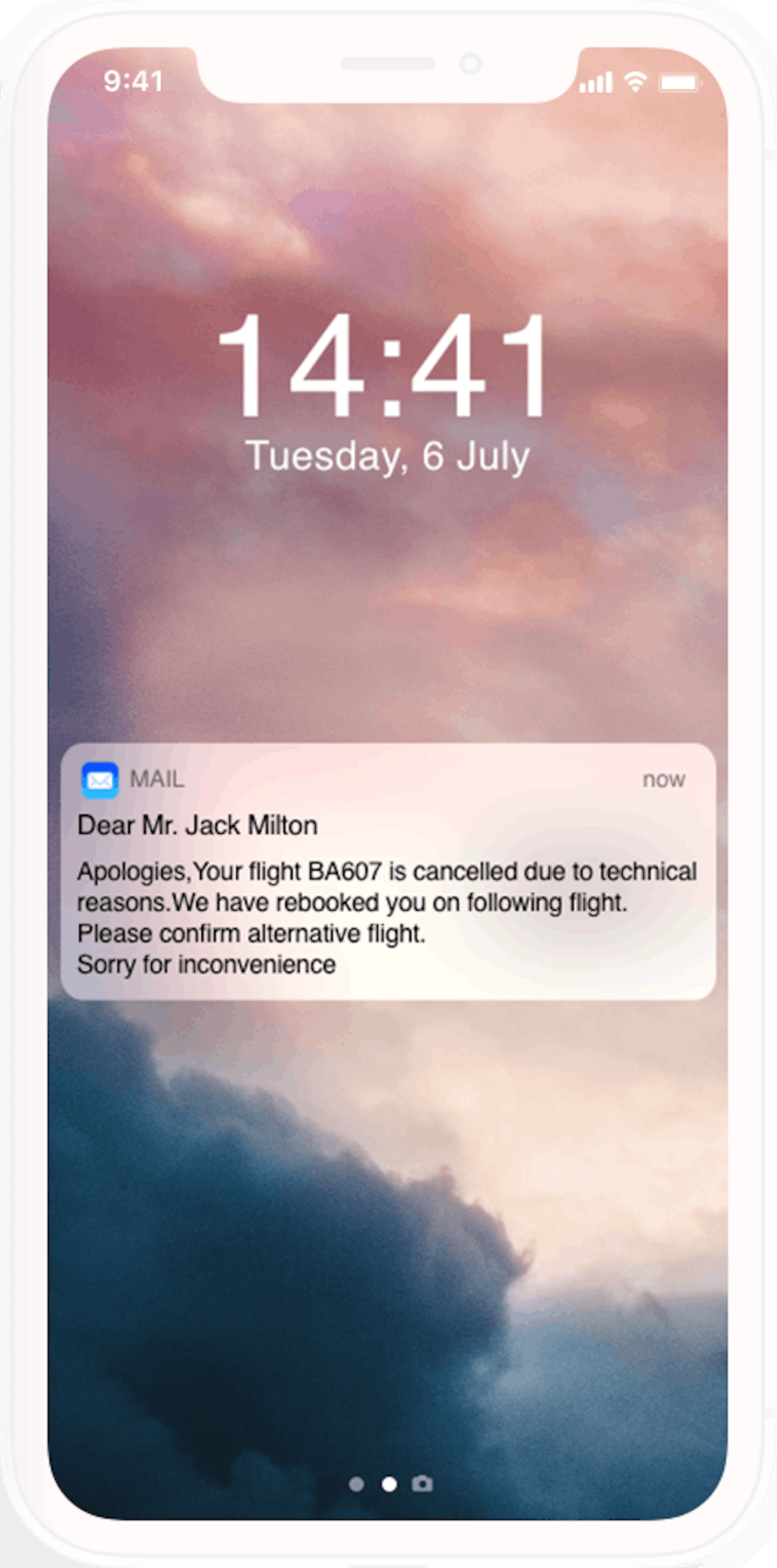 Voyage enabling omni-channel notification via SMS, in app notification and email