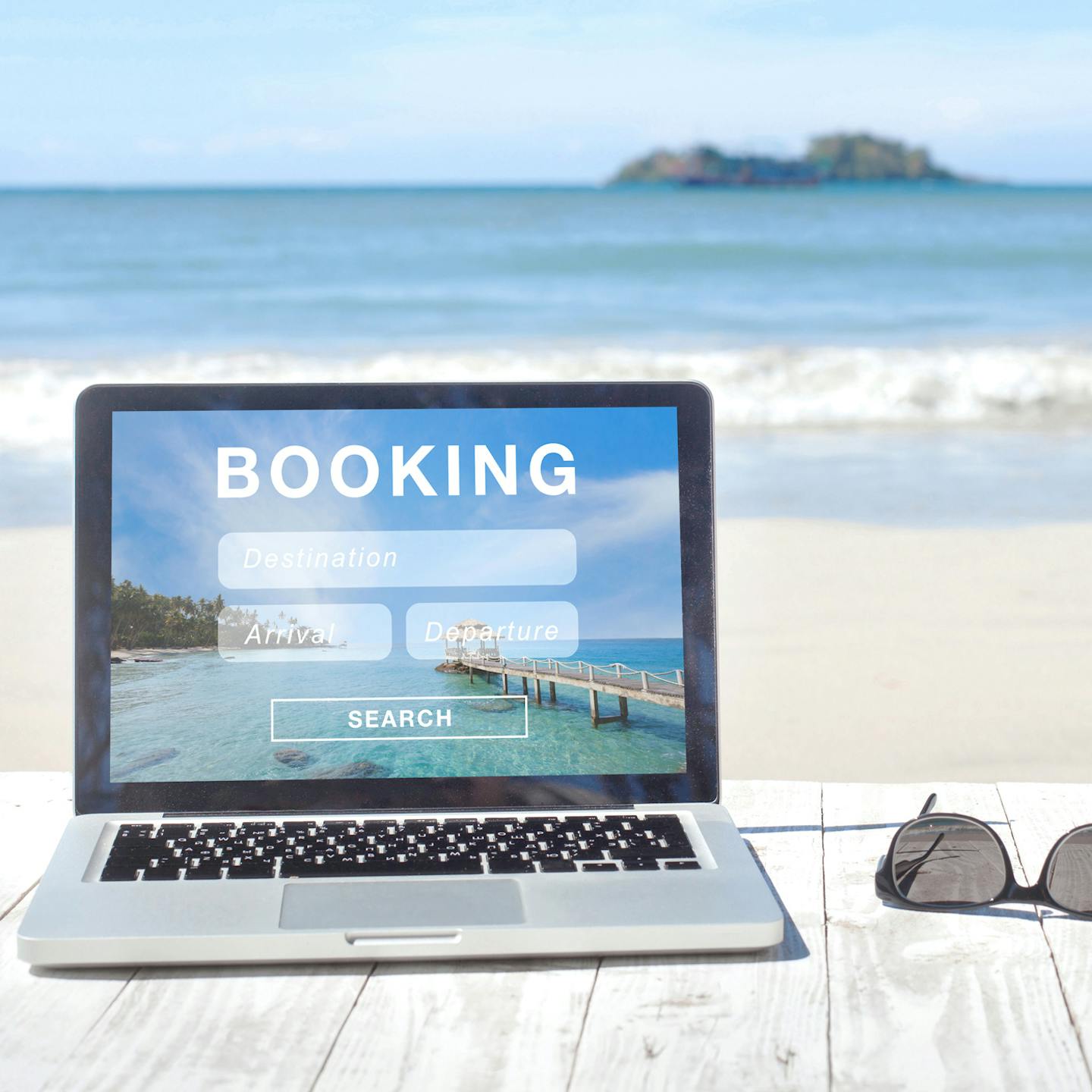 Online Travel Agency homepage